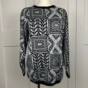 Retro Metallic Sweater